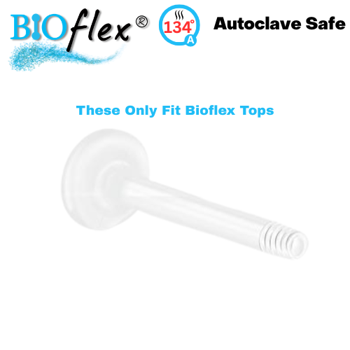Bioflex Externally Threaded Solid Labret (Post Only)