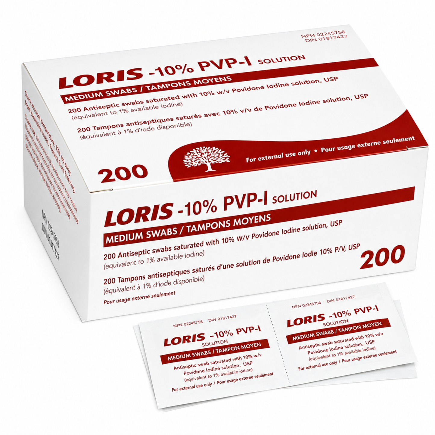 10% Providine Iodine Prep Pad 200/Box