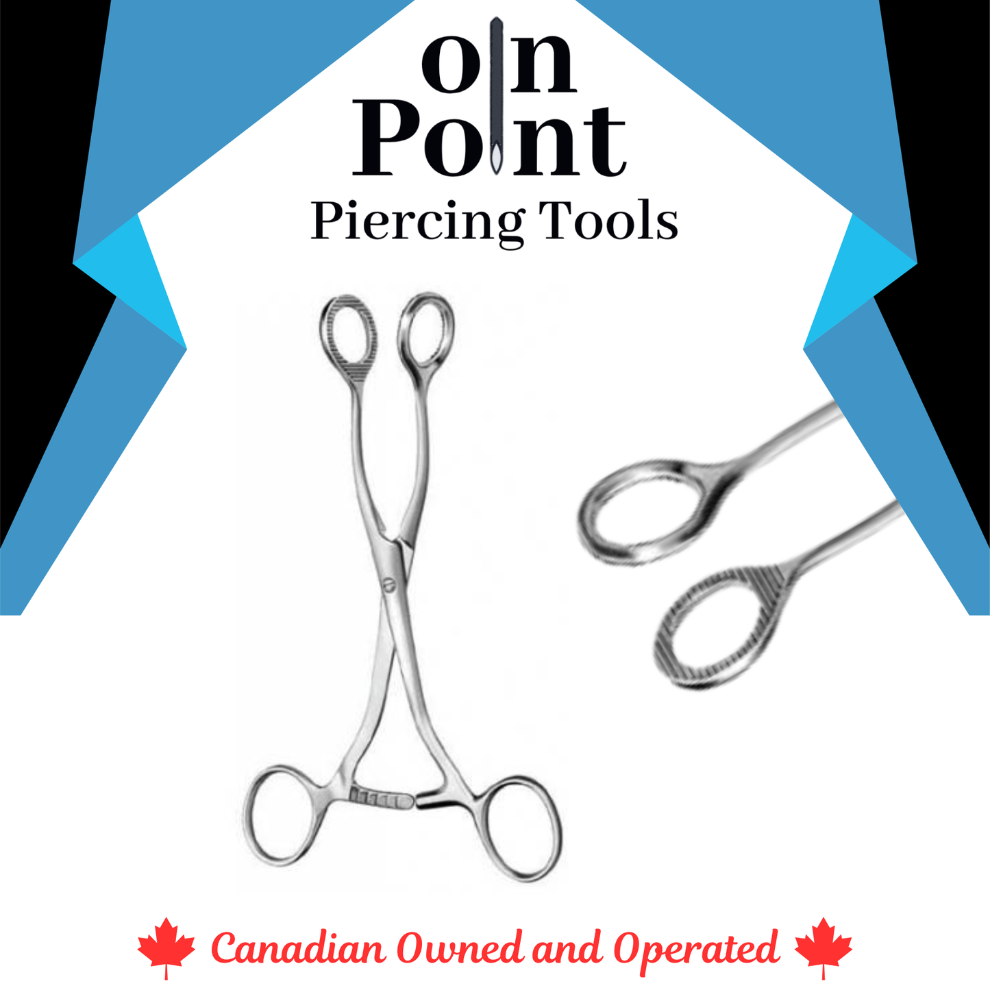 DP-Collins Tongue Forceps with Lock