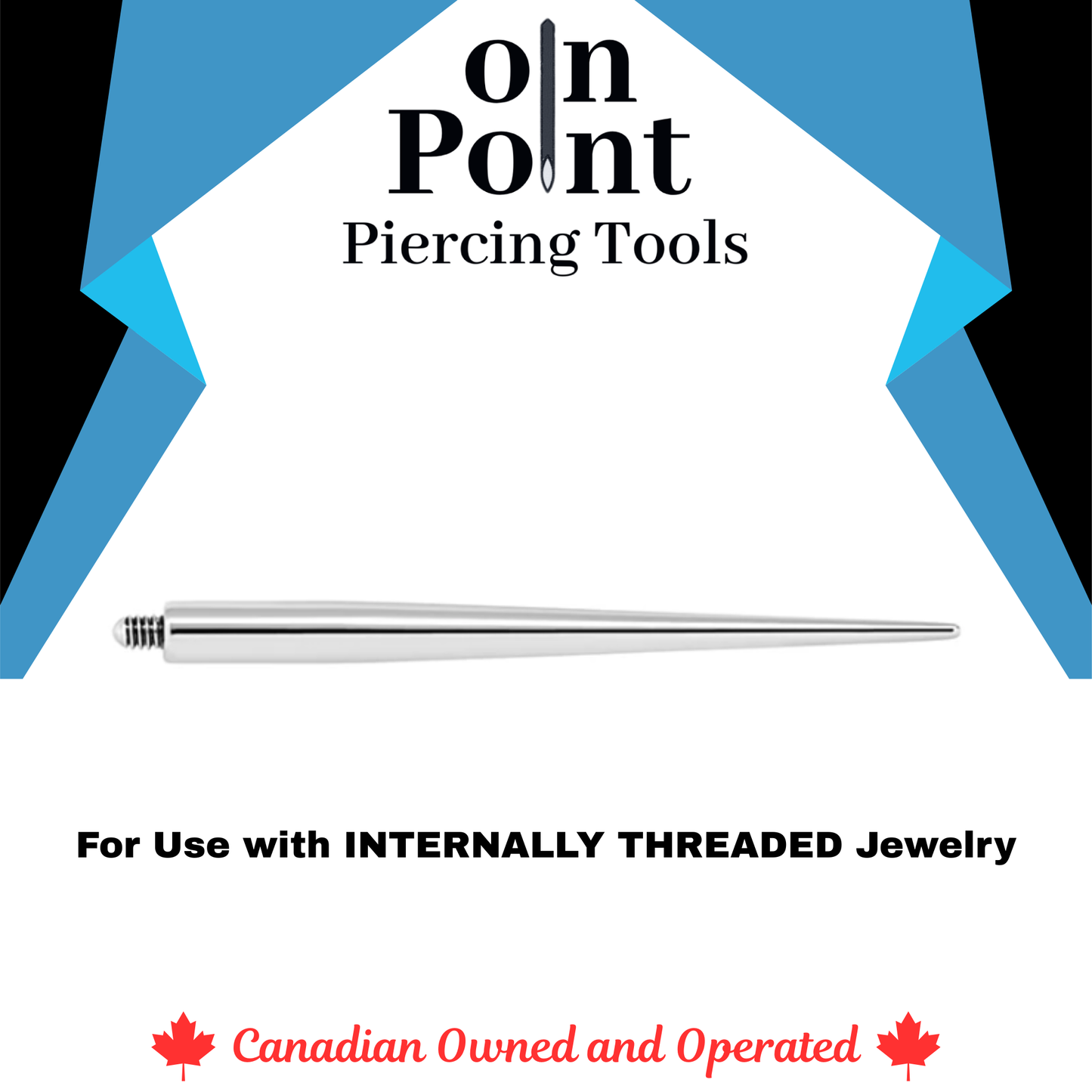 DP-Stainless Steel Threaded Insertion Taper for Internal Threaded Jewelry