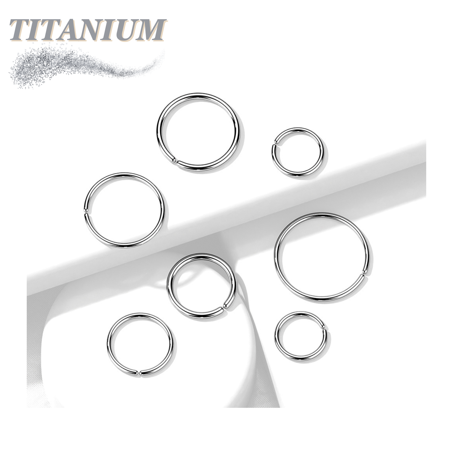 Titanium Annealed Rings