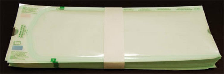 Steriking Open Seal Autoclave Pouches Flat Clear 100/Pack - Pick Size (CLEARANCE)
