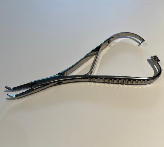 Dermal Anchor Holding Mathieu Pliers