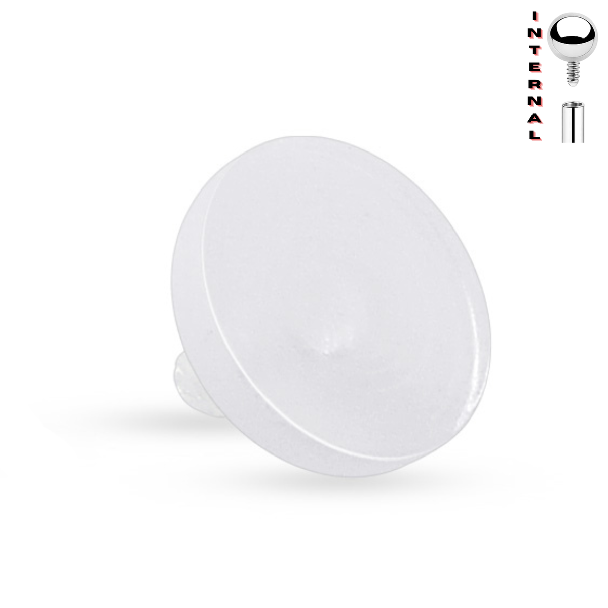 Acrylic Dermal Anchor Retainer Top