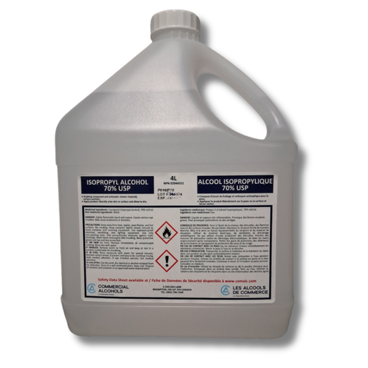 Isopropyl Alcohol 70% 4 litre jug