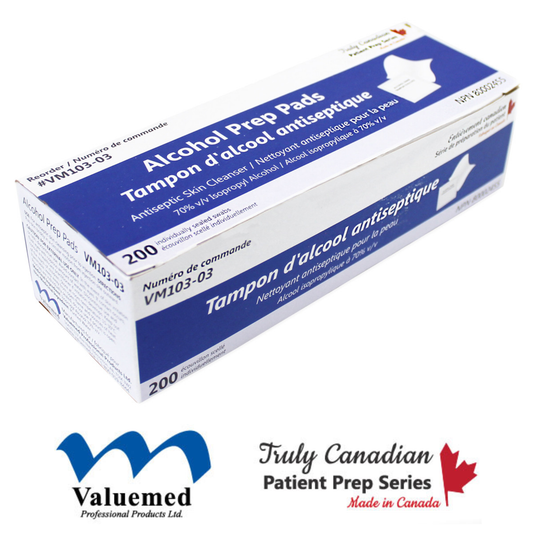 Alcohol Prep Pads 70% 200/Box - Narrow Box