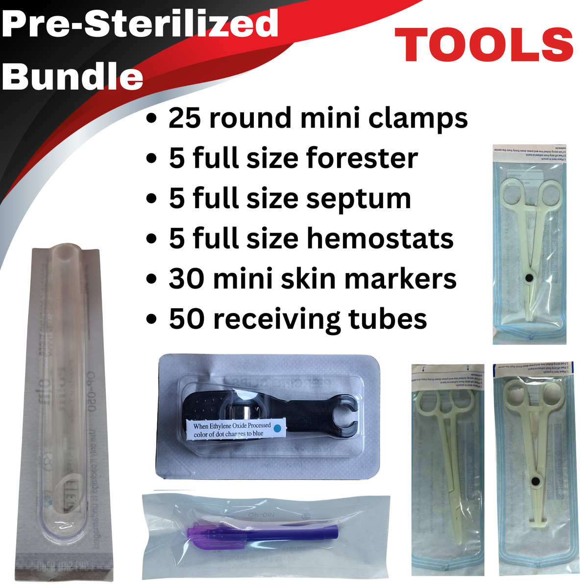 Pre-Sterilized Disposable Tool Bundle