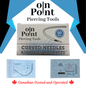 DP-Pre-Sterilized Curved Coated Piercing Needles 50/Box