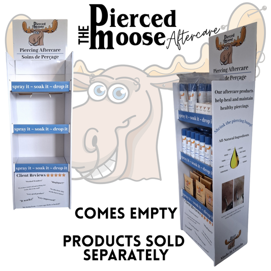 Pierced Moose Product Display (Empty)