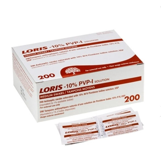 10% Providine Iodine Prep Pad 200/Box