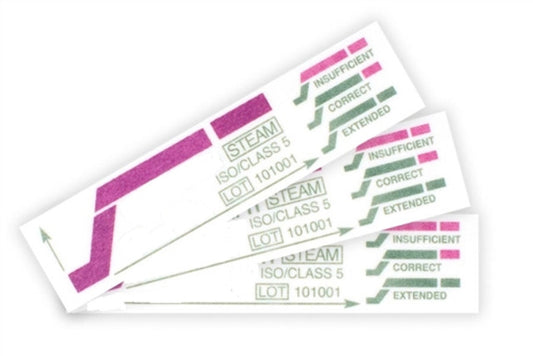 Class 5 Chemical Integrator Strips for Steam Sterilizers - 250 Pack