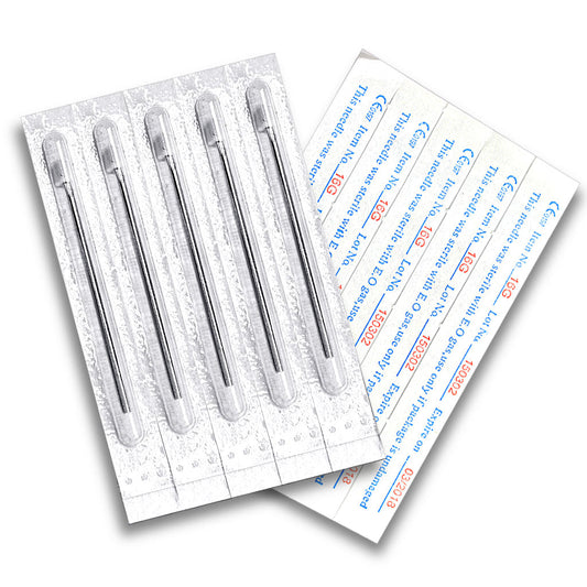 EXPIRED - RE-AUTOCLAVABLE - Pre Sterilized 2" Straight Needles 100/Box