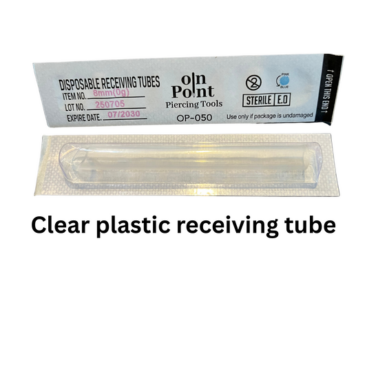 On Point Disposable Pre-sterilized Receiving Tube - Single