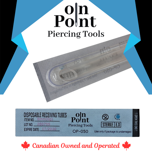 On Point Disposable Pre-sterilized Receiving Tube - Single