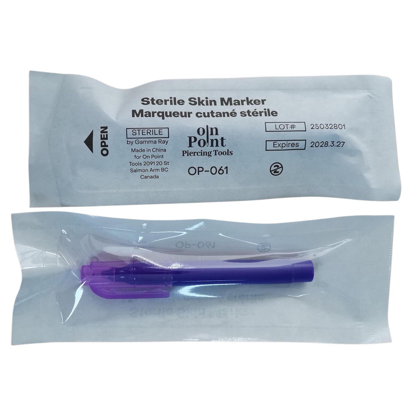 DP-Disposable Pre-Sterilized Mini Surgical Skin Marker - Box of 30