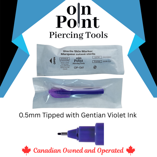 On Point Disposable Pre-Sterilized Mini Surgical Skin Marker - Single