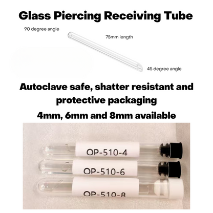 DP-Glass Receiving Tubes - Pick Size