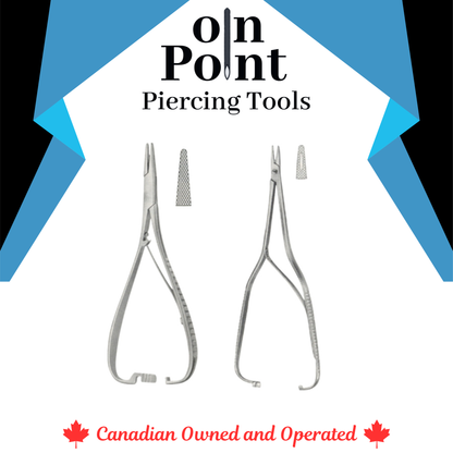 DP-Needle and Jewelry Holding Mathieu Pliers