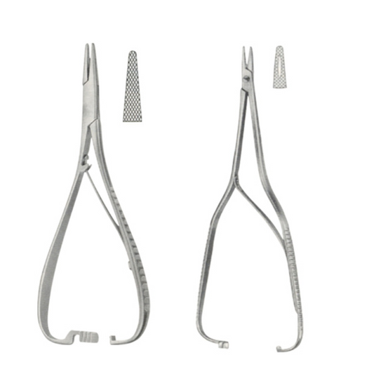Needle and Jewelry Holding Mathieu Pliers