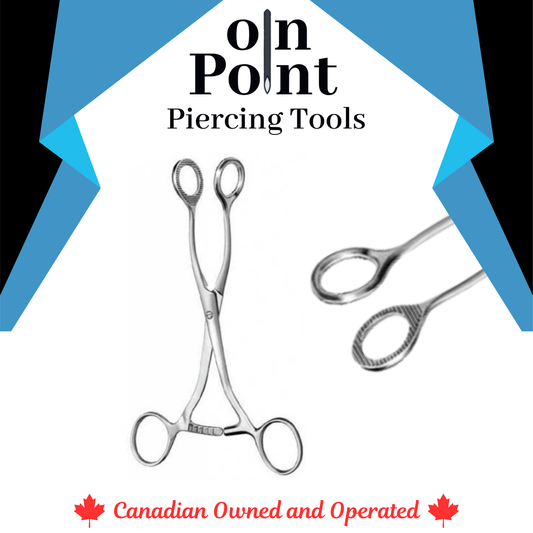 Collins Tongue Forceps with Lock