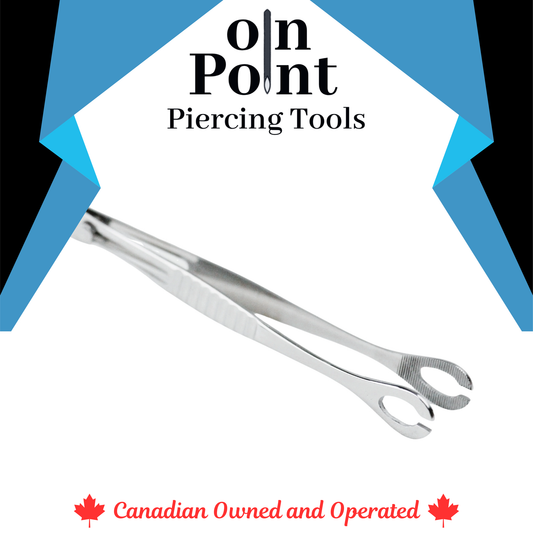 Forester Sponge Slotted Tweezers with Lock