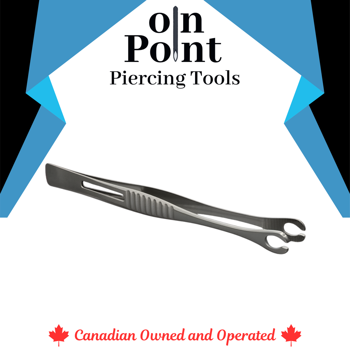 DP-Mini Forester Slotted Tweezers with No Lock
