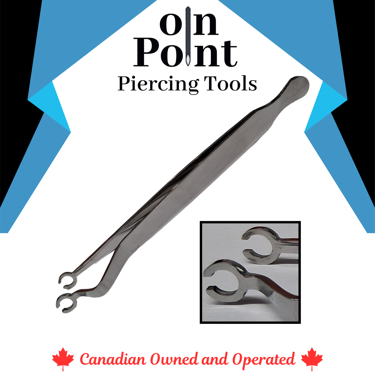DP-Universal Slotted Piercing Tweezers with Bend