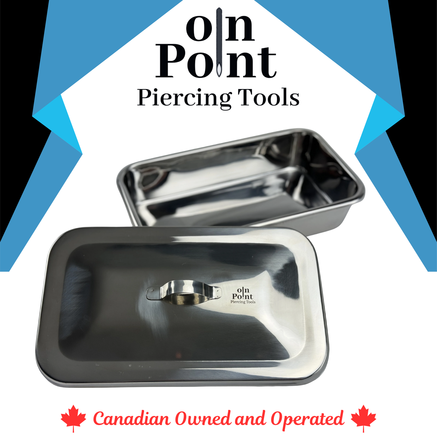 DP-Stainless Steel Instrument Bins WITH Cover