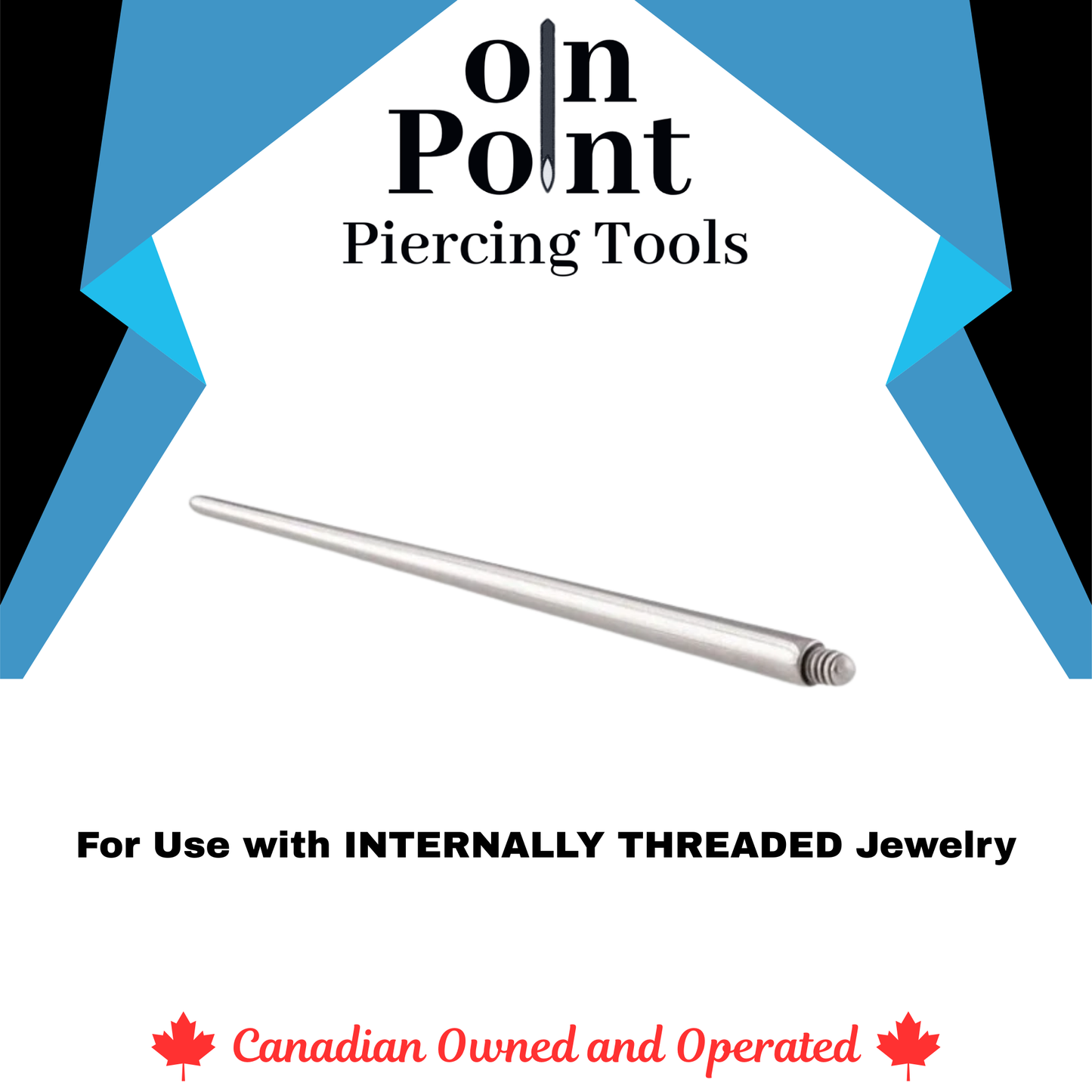 DP-Stainless Steel Threaded Insertion Taper for Internal Threaded Jewelry