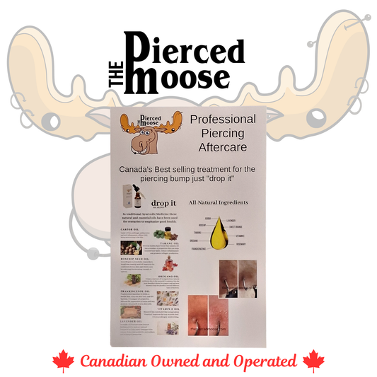Pierced Moose Aftercare Posters