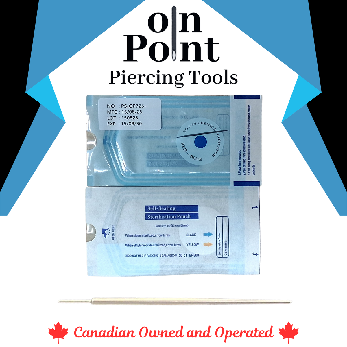 Lovisa - Pre-Sterilized Stainless Steel Pin Tapers