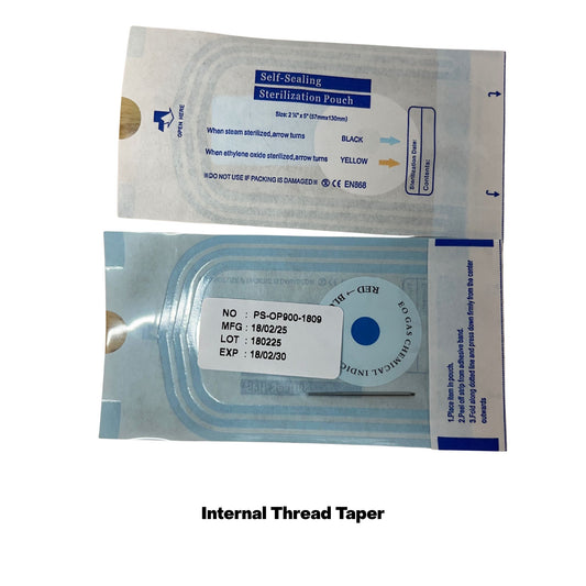 Pre-Sterilized Stainless Steel Internally Threaded Tapers