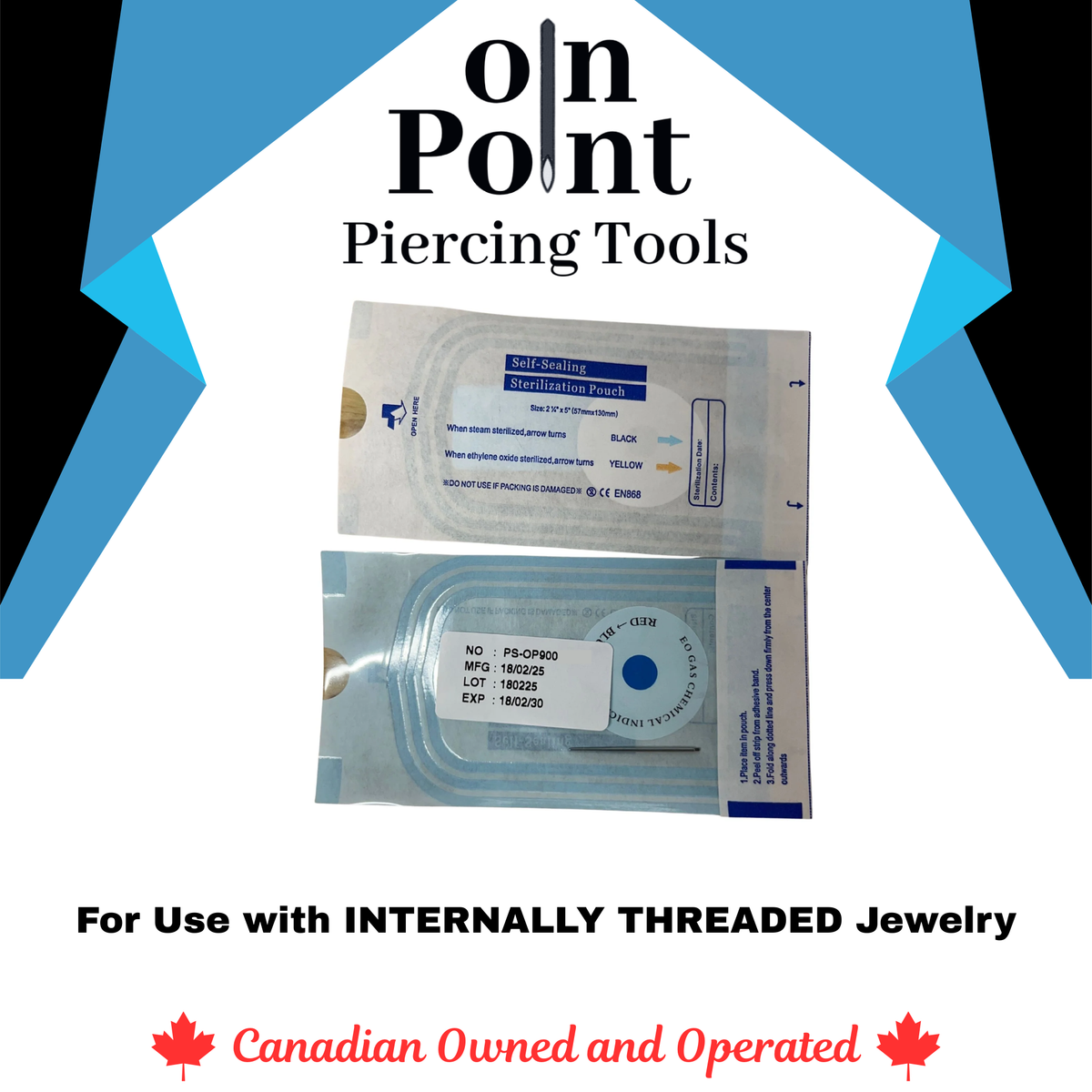 Pre-Sterilized Stainless Steel Internally Threaded Tapers
