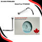 Pre-Sterilized Titanium Corkscrew Nostril  w/ Plain Ball & 20G 1.5mm Ball - CLEARANCE