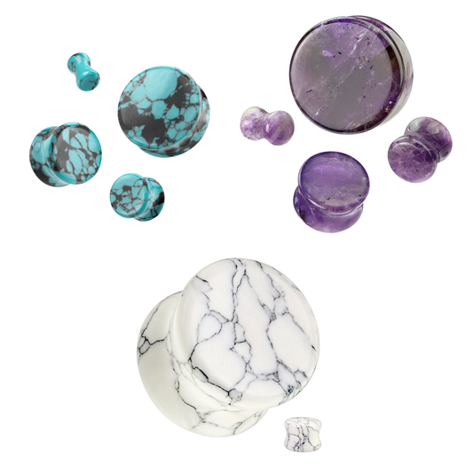 Double Flare Stone Plug