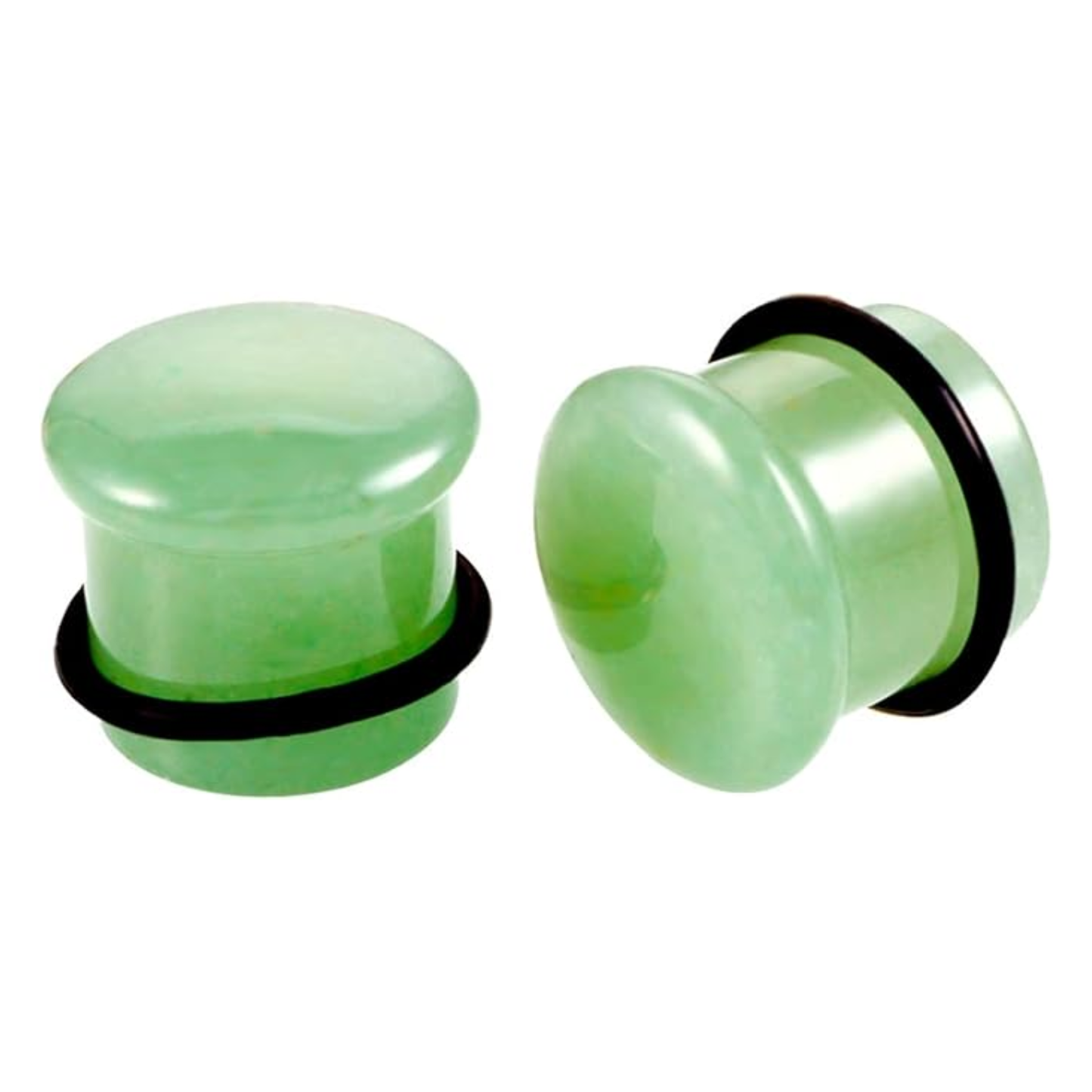 Stone Plug, Single Flare Stone & Semi-Precious w/ O Ring