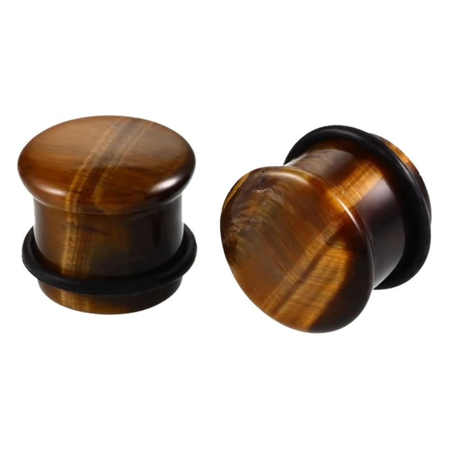 Stone Plug, Single Flare Stone & Semi-Precious w/ O Ring
