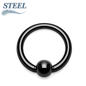 Surgical Steel Captive Bead Ring 18G-14G - Coloured Ion Plating