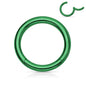 Surgical Steel Hinged Rings  20G & 18G - Coloured