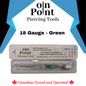 On Point Self Releasing Pre-Sterilized Cannula Piercing Needle 18G-14G - Single Needle (Also sold by box of 50)