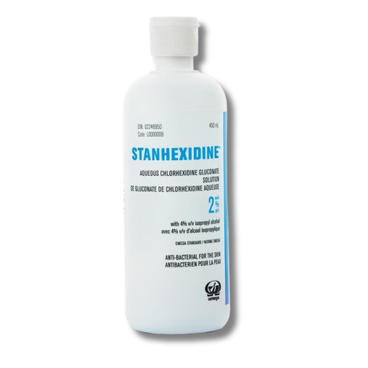 Stanhexidine Skin Cleanser 2% CHG + 4% Iso. Alcohol - 450ml Flipcap