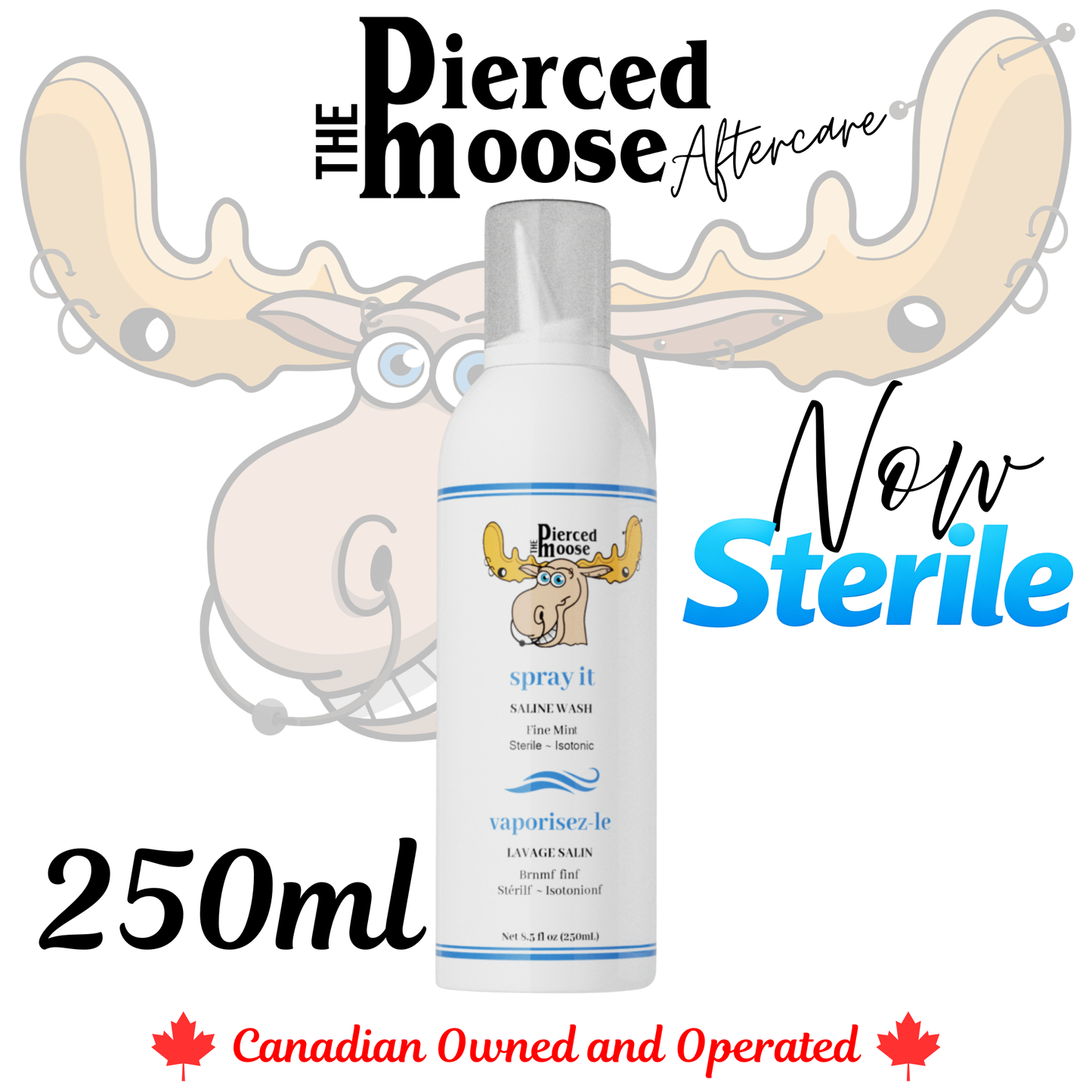 DP-Spray it - Sterile Saline Wash - 250ml (48 Pack)