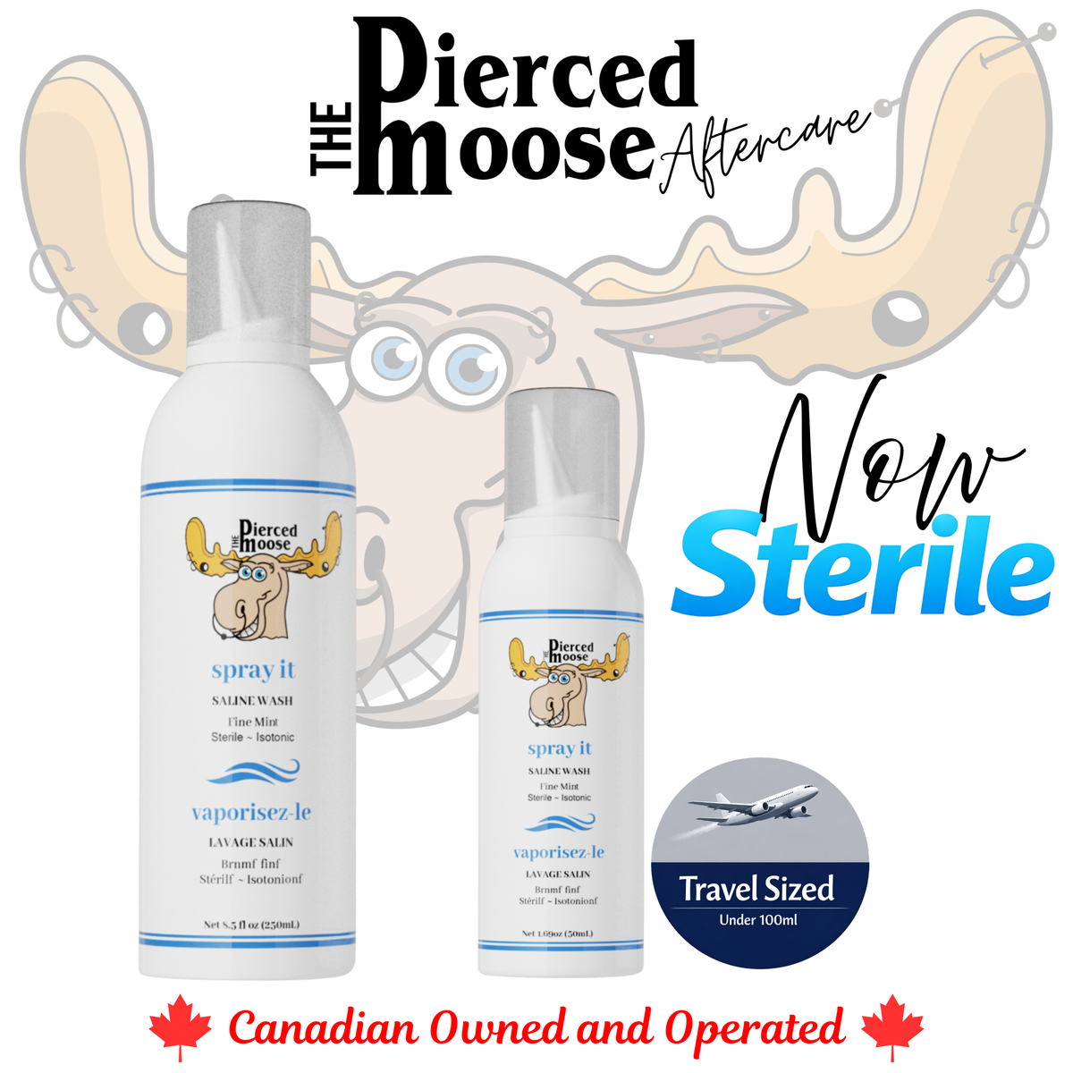 Spray it - Sterile Saline Wash - 2 sizes