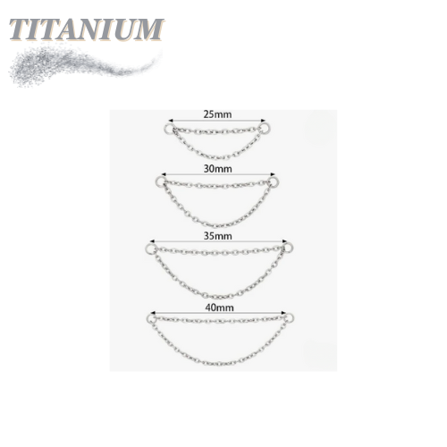Titanium Connector Double Layer Chain
