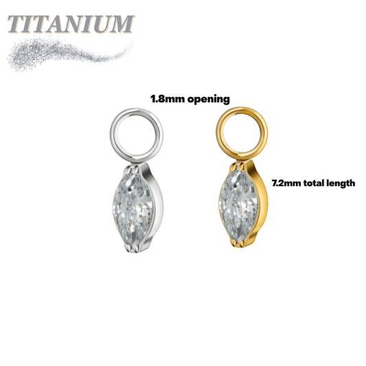 Marquise Dangle Charm