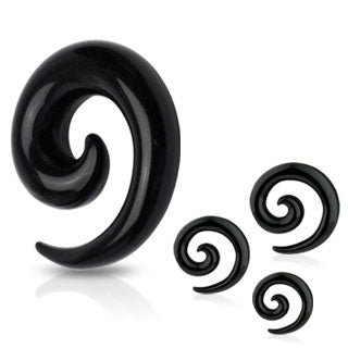 Acrylic Spiral Tapers 12G-0G