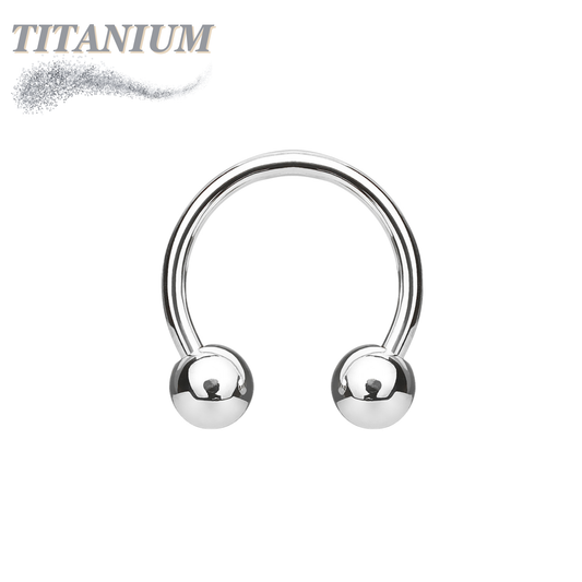 Titanium Horseshoe External Thread