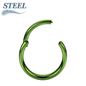 Surgical Steel Hinged Rings  20G & 18G - Coloured