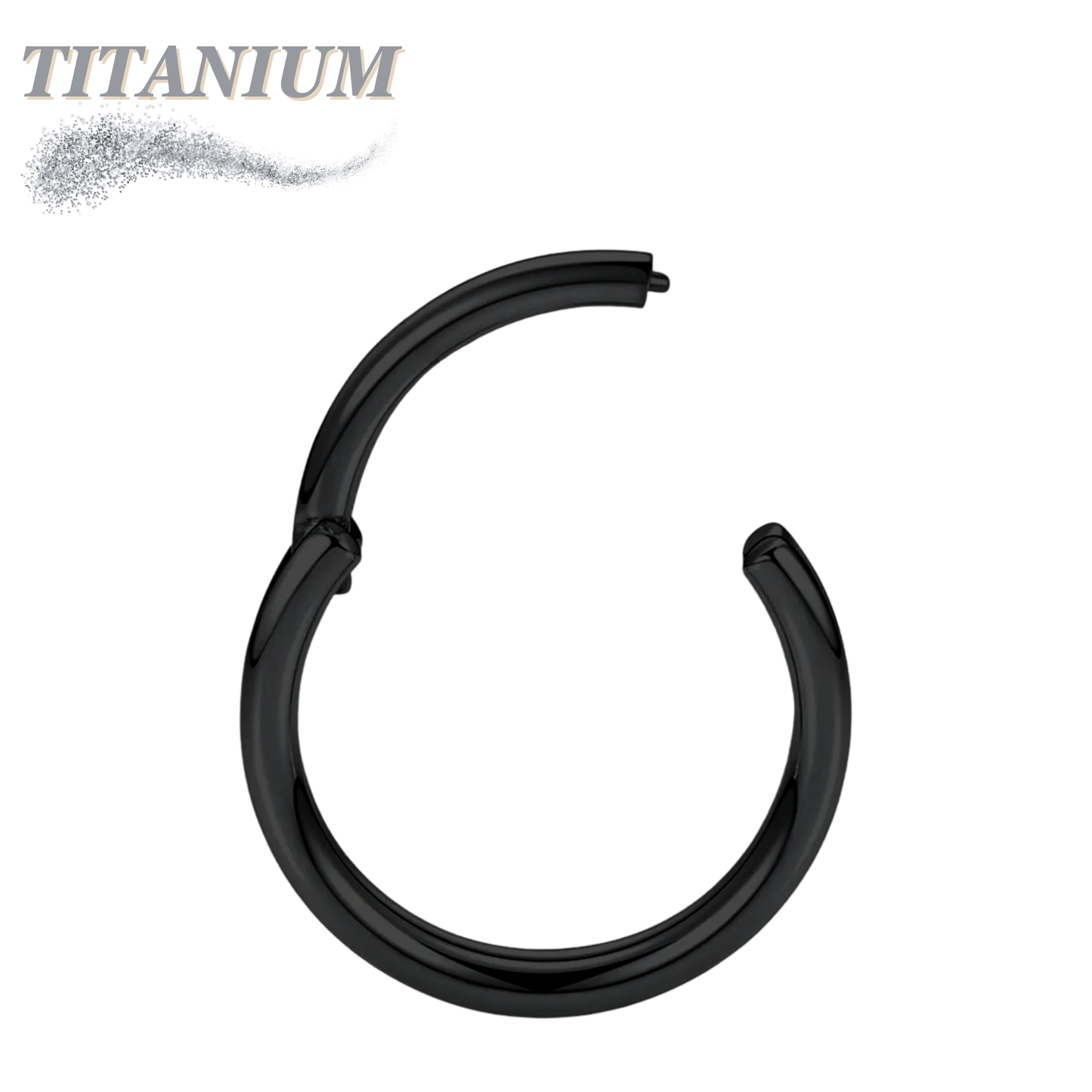 Titanium Hinged Rings 20G and 18G - Coloured
