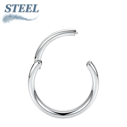 Surgical Steel Hinged Rings  20G & 18G - Coloured